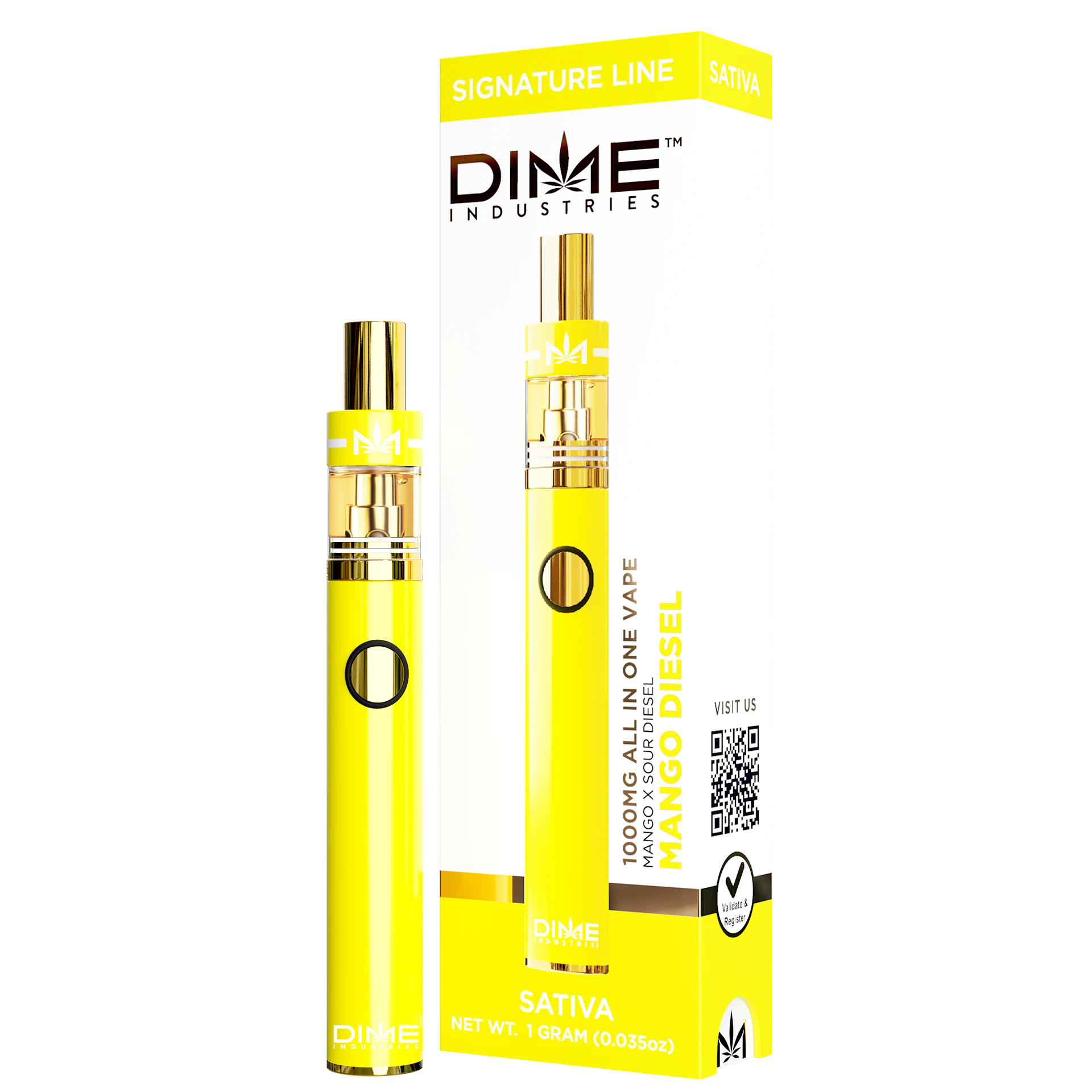 Dime Industries - Dime Industries Mango Diesel Disposable Vape 1g Main Image