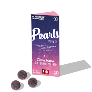 Gron - 1:1:1 Blackberry Lemonade Pearls - Sleepy Indica Gummies 10pk