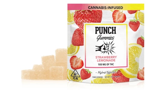 Punch - Strawberry Lemonade (H) | 100mg Gummies | Punch
