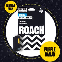 elf bar vape uk Roach Disposable 0.36g Purple Banjo $40