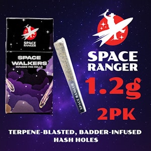 Space Ranger - Tropical Teleport x Blueberry Cruffin Space Walkers Terp-Blasted Badder Hash Holes 2pk/1.2g