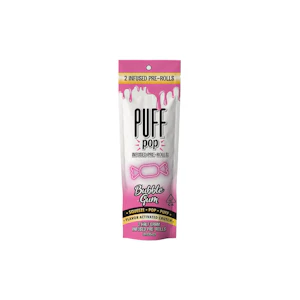 PUFF - Bubble Gum | (2pk) Puff Pop .5g Pre Roll | PUFF