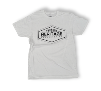 Heritage Provisioning - White Tee Shirt - Large 