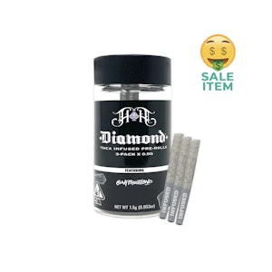 Sugar Coded (Oakfruitland) Diamond Infused Pre-roll 3-Pack [1.5 g]