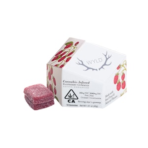 WYLD - Raspberry Sativa Gummies | 100mg | WLD