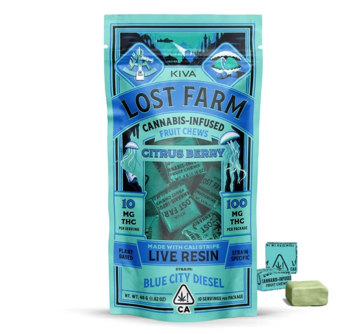 Lost Farm - Lost Farm Chews - Citrus Berry - 100mg Main Image