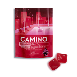 CAMINO - 2pk - Wild Cherry (Exhilarate) Gummies - 1:1:1 THC:CBC:CBG - Camino