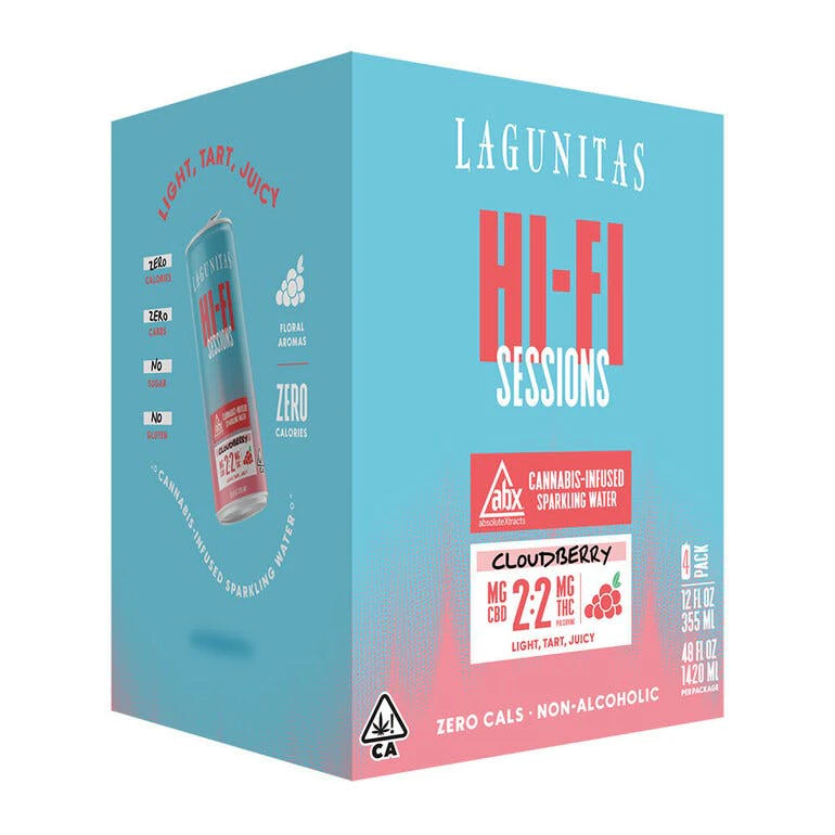 ABX / absoluteXtracts - Lagunitas | Hi-Fi Sessions | Cloudberry 2:2 4pk | 2mg Main Image
