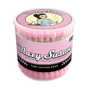 LUV BUDS - Blazy Susan - Cotton Buds - 100ct - Pink