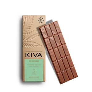 KIVA - KIVA: MINT IRISH CREAM CHOCOLATE BAR 100MG