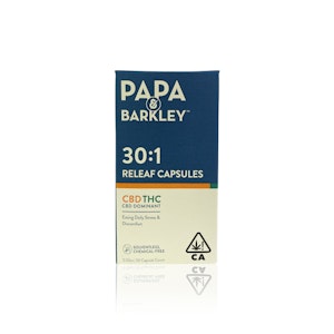 PAPA & BARKLEY - PAPA & BARKLEY - Capsules - CBD Rich - 30:1 - 30-Count