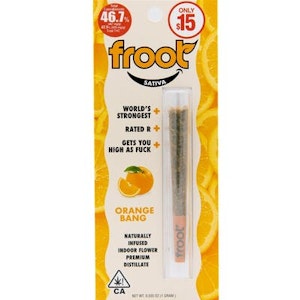 Froot - Froot Preroll 1g Orange Tangie $15