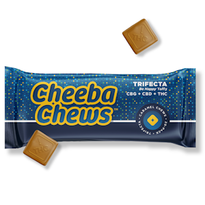 CHEEBA CHEWS - Cheeba Chews - Joint releif 1:1:1 CBC:CBD:THC Caramel - 100mg