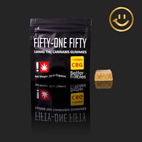 Fifty-One Fifty | 1:1 THC/CBG Gummy | 100mg