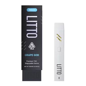 LITTO - GRAPE GOD PREMIUM DISPOSABLE 1G - LITTO