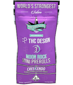PRESIDENTIAL - [Presidential] Infused Moonrock Mini Preroll 3 Pack - 1.5g -  Crescendo (S)