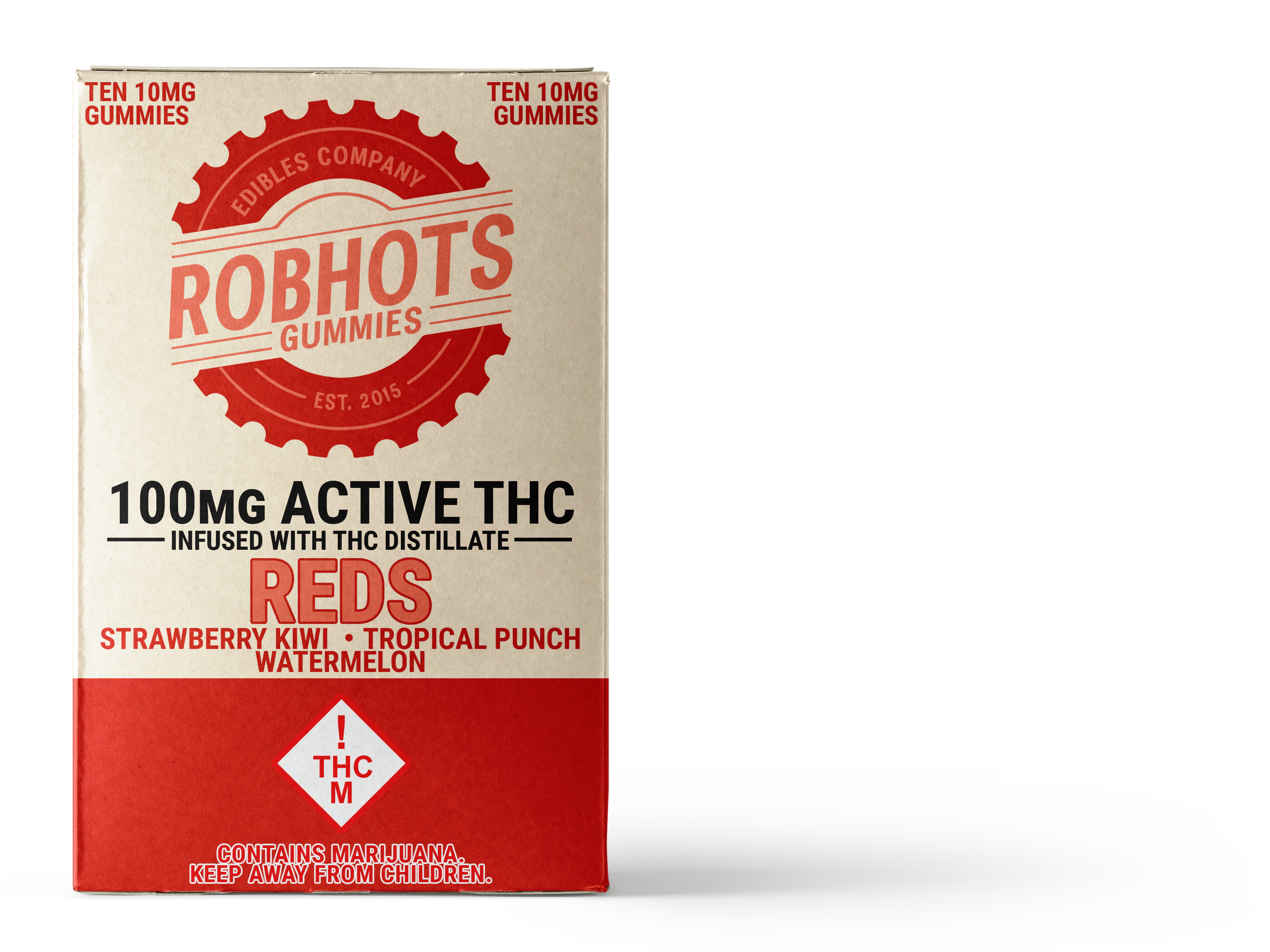 ROBHOT - ROBHOT REDS GUMMY 100MG Main Image