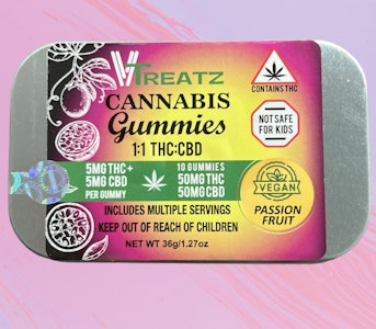 VTreatz - VTreatz | Passionfruit Gummies 1:1 THC/CBD 20PK
