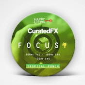 Tropical Punch CuratedFX FOCUS Gummies - 100mg - Happy Valley