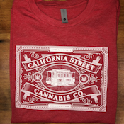 California Street Cannabis Co. Shirt - Red - Large