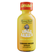 Uncle Arnie's - Sunrise Orange with Caffeine - 2oz Shot - 100mg