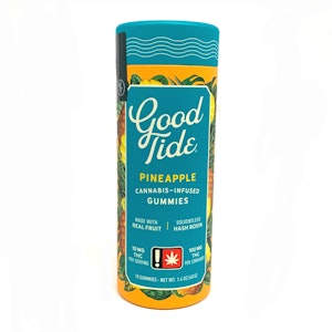 Good Tide | Pineapple Sativa Hash Rosin Gummies | 100mg