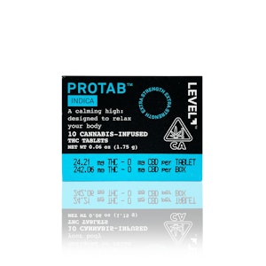 LEVEL+ - LEVEL - Capsule - Protab - Indica - 10-Pack