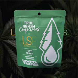 TRUE NORTH COLLECTIVE - TUTTI FRUTTI ROSIN GUMMIES (4X50MG PIECES) ADULT-USE