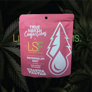 TRUE NORTH COLLECTIVE - WATERMELON MINT ROSIN GUMMIES (4X50MG PIECES) ADULT-USE