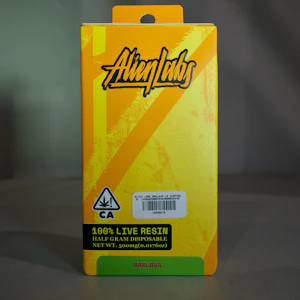 ALIEN LABS - Biskante  .5g Live Resin Disposable Pen - Alien labs