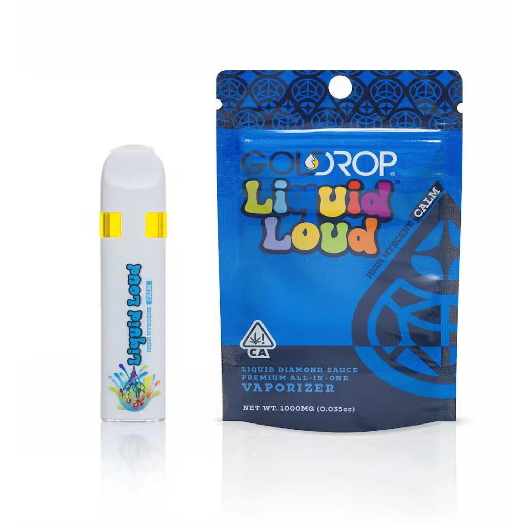 GoldDrop - Papaya Haze 73.5% THC | Gold Drop | 1g Liquid Loud Diamond Sauce All-In-One Main Image
