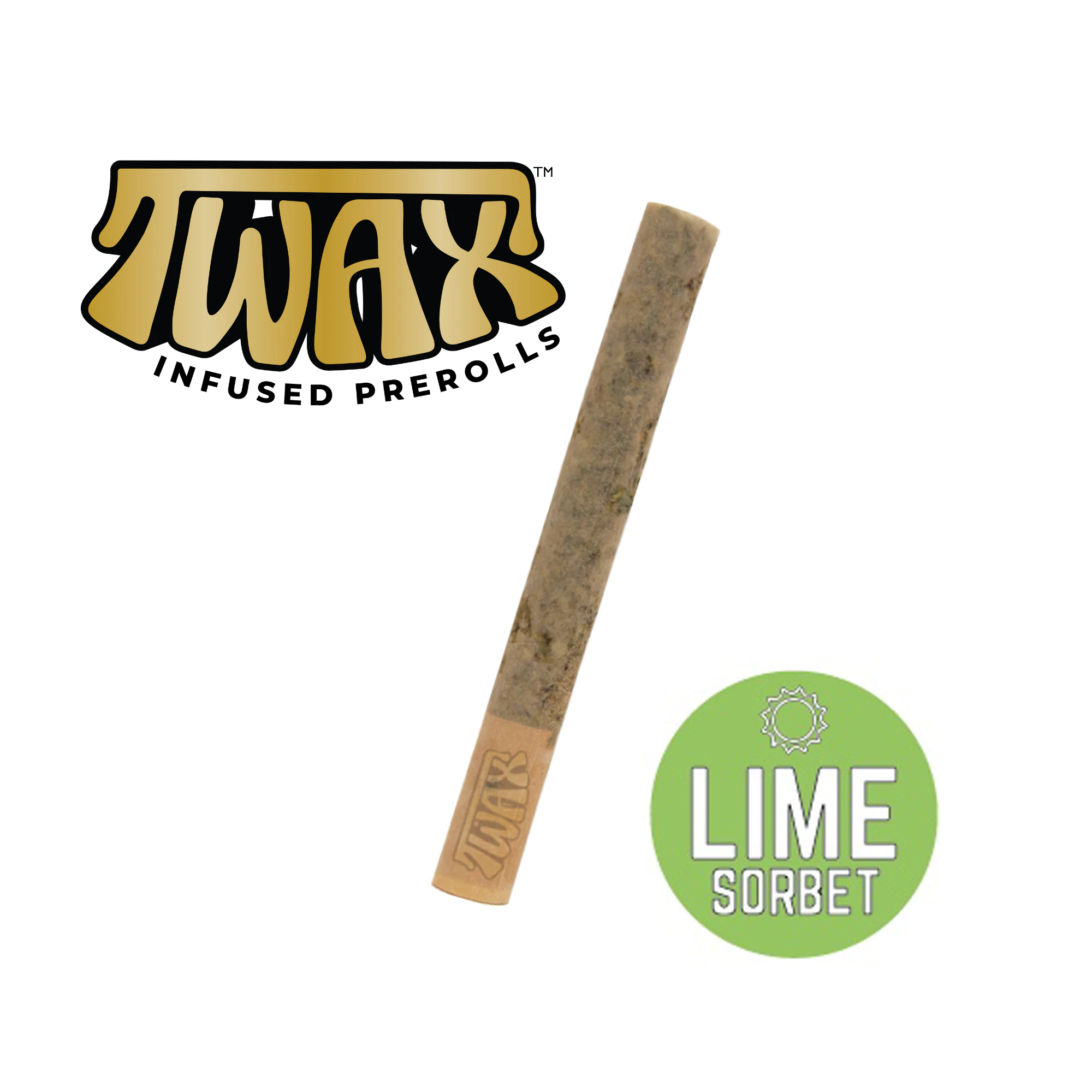 Twax - TWAX - LIME SORBET INFUSED PRE-ROLL 1 GRAM Main Image
