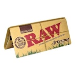 (RH104) Raw Organic Hemp | Artesano | King Size Rolling Paper + Tips