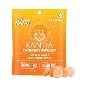 KANHA - Kanha Nano - 100mg - 10ct Gummies - Tangerine Twist