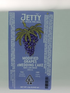 Live Resin Infused - Modified Grapes x Wedding Cake (I) - Jetty