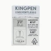[Kingpen] Solventless Cartridge - 1g - Banana Bread (H)