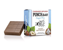 Sugar Free Hazelnut Milk Chocolate | 100mg Solventless Chocolate | Punch Bar
