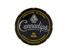 Cannadips - Tangy Citrus Flavor Cannabis Dip Pouches - 150mg