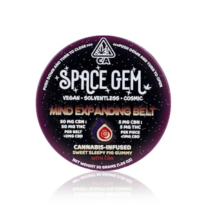 SPACE GEMS - SPACE GEM - Edible - Sweet Sleepy Fig Mid Expanding Belt - 1:1 THC:CBN - 50MG