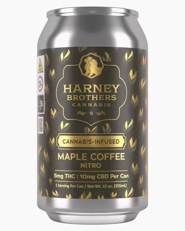 Harney Brothers Cannabis - Harney Brothers | Maple Coffee Nitro | Can | 10mg | 11oz Main Image