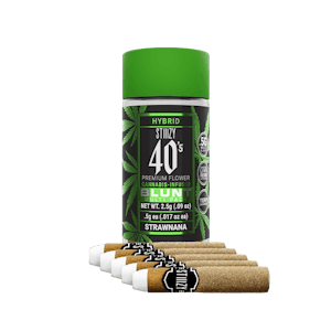 STIIIZY - Stiiizy - 40's Blunts - Strawnana - Infused Blunt Pack - 5pk - 2.5g