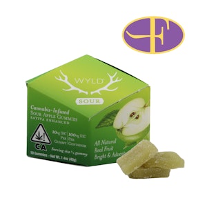 WYLD - Sour Apple Gummies