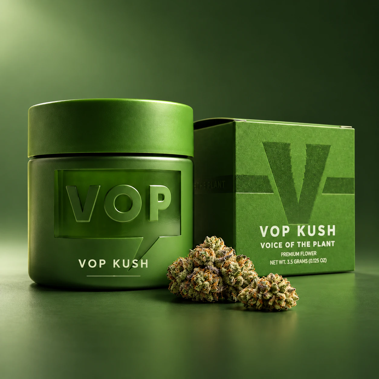 Voice of the Plant - VOP | 3.5g jar | VOP Kush Main Image