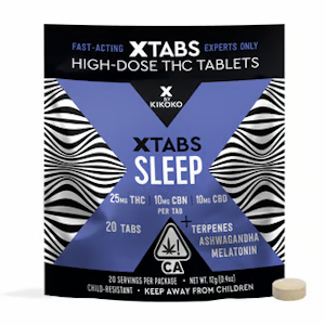 KIKOKO - KIKOKO | XTABS SLEEP 2.5:1:1 THC/CBN/CBD - 20PK | CAPSULE