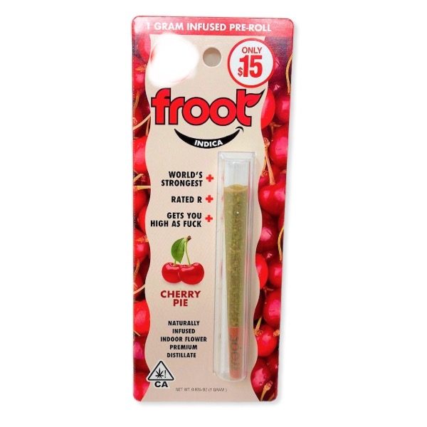 Froot Infused Preroll 1g Cherry Pie