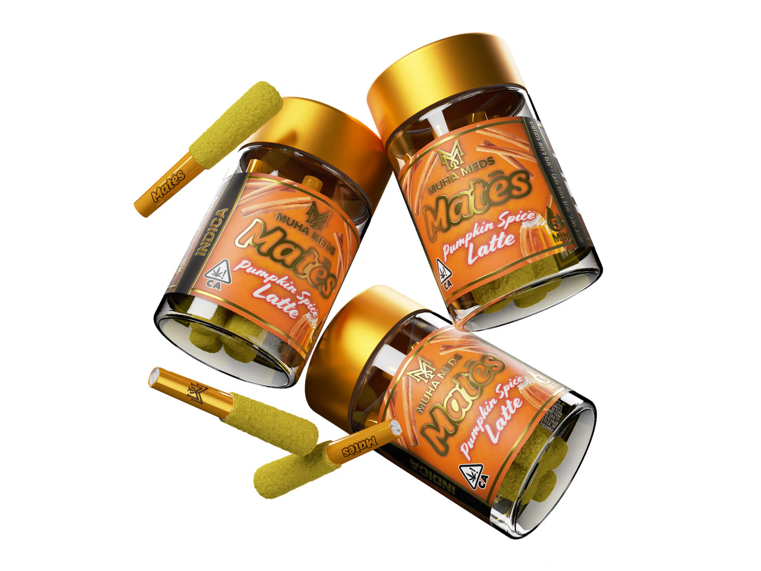 Muha Meds - Muha Meds - Mates Pumpkin Spice Latte - 0.6g Pre-Rolls Main Image