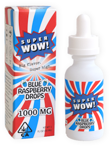 SUPER WOW - Super Wow | Blue Raspberry Drops | Tincture | 1000mg