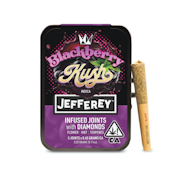 WEST COAST CURE: Blackberry Kush Jefferey .65g Infused Pre-Rolls 5pk/3.25 (I)