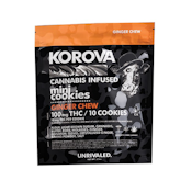 Korova - Ginger Chew Mini Cookies 100mg