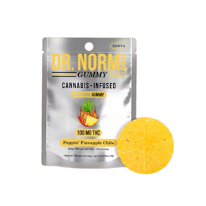 DR. NORM'S - DR NORMS | POPPIN PINEAPPLE CHILE | EDIBLE | 100MG